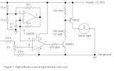Dome Lamp Dimmer circuit diagram