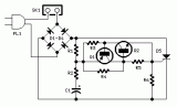 220 Volts Flashing Lamps circuit diagram
