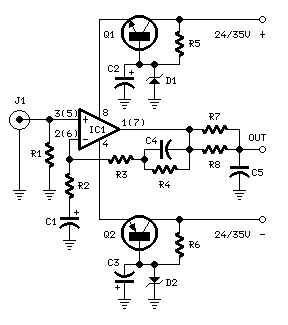 Phono Preamplifier Circuit Diagrams