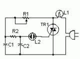 TRIAC Light Dimmer circuit diagram