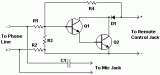 Telephone line monitor circuit diagram
