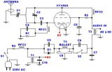 Transmitter FM 45W with valve circuit diagram