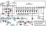 6V Ultra-Bright LED Chaser circuit diagram