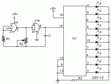 LED Chaser circuit diagram