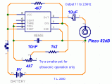 Ultrasonic Dog Whistle circuit diagram