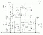 2N3055 Power Amplifier circuit diagram
