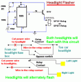Headlight Flasher circuit diagram