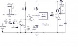 Soft Musical Telephone Ringer circuit diagram
