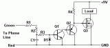 Cut Phone Line Detector circuit diagram